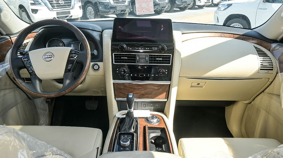 Thumbnail: 2024 Nissan Patrol Platinium Inside off white