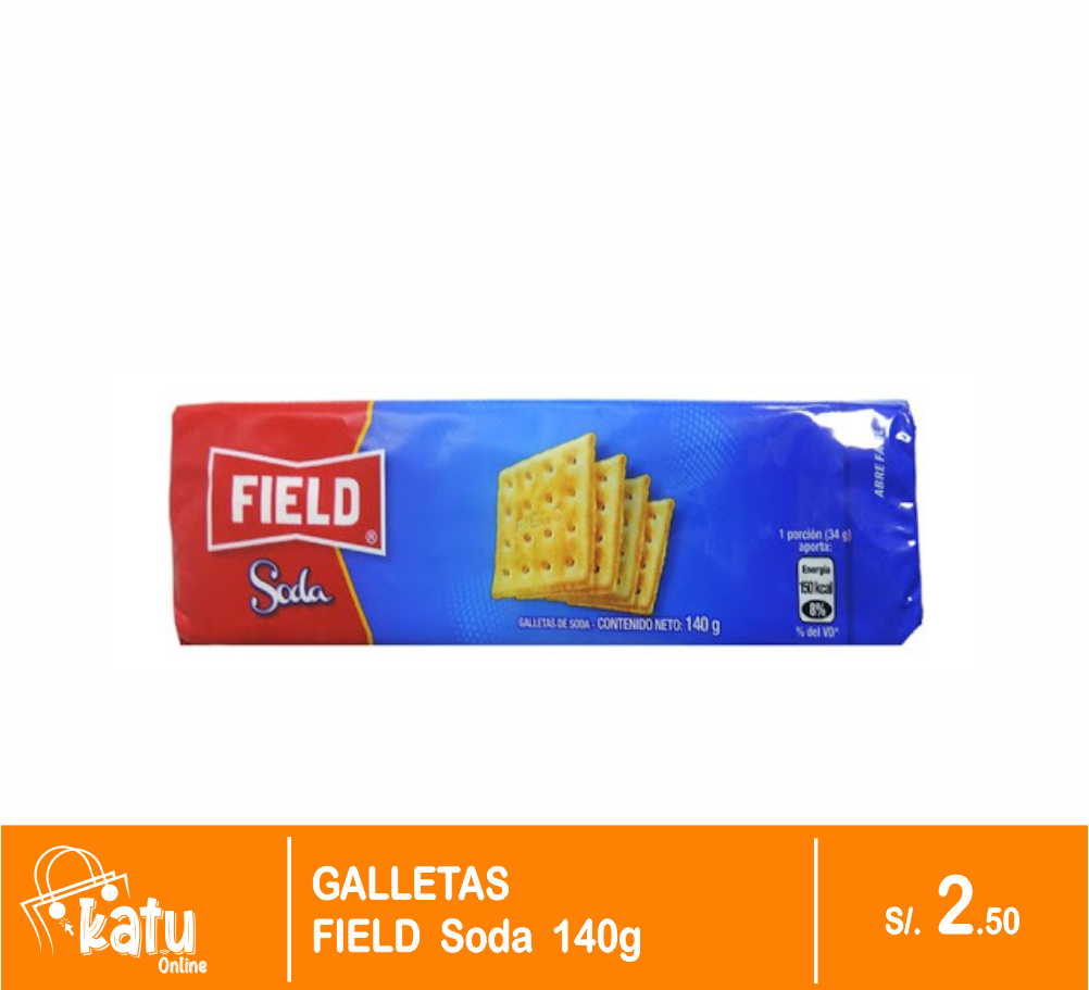Galletas Soda Field  Pack 1 Unid x 140 g