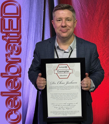 Dr. Chris Jochum named Humanex Community Exemplar at Impact and Legacy Summit!