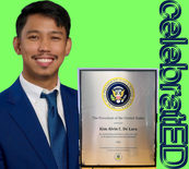 Kim Alvin De Lara receives 2026 Presidential Innovation Award for Environmental Educators!