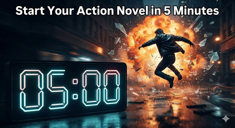 Writers: The 5-Minute Exercise That Can Help On Your Next Action Novel