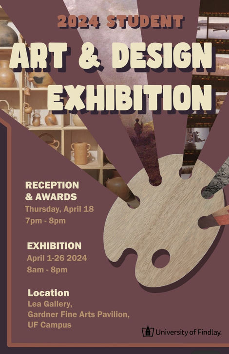 UF Art & Design Exhibition Poster