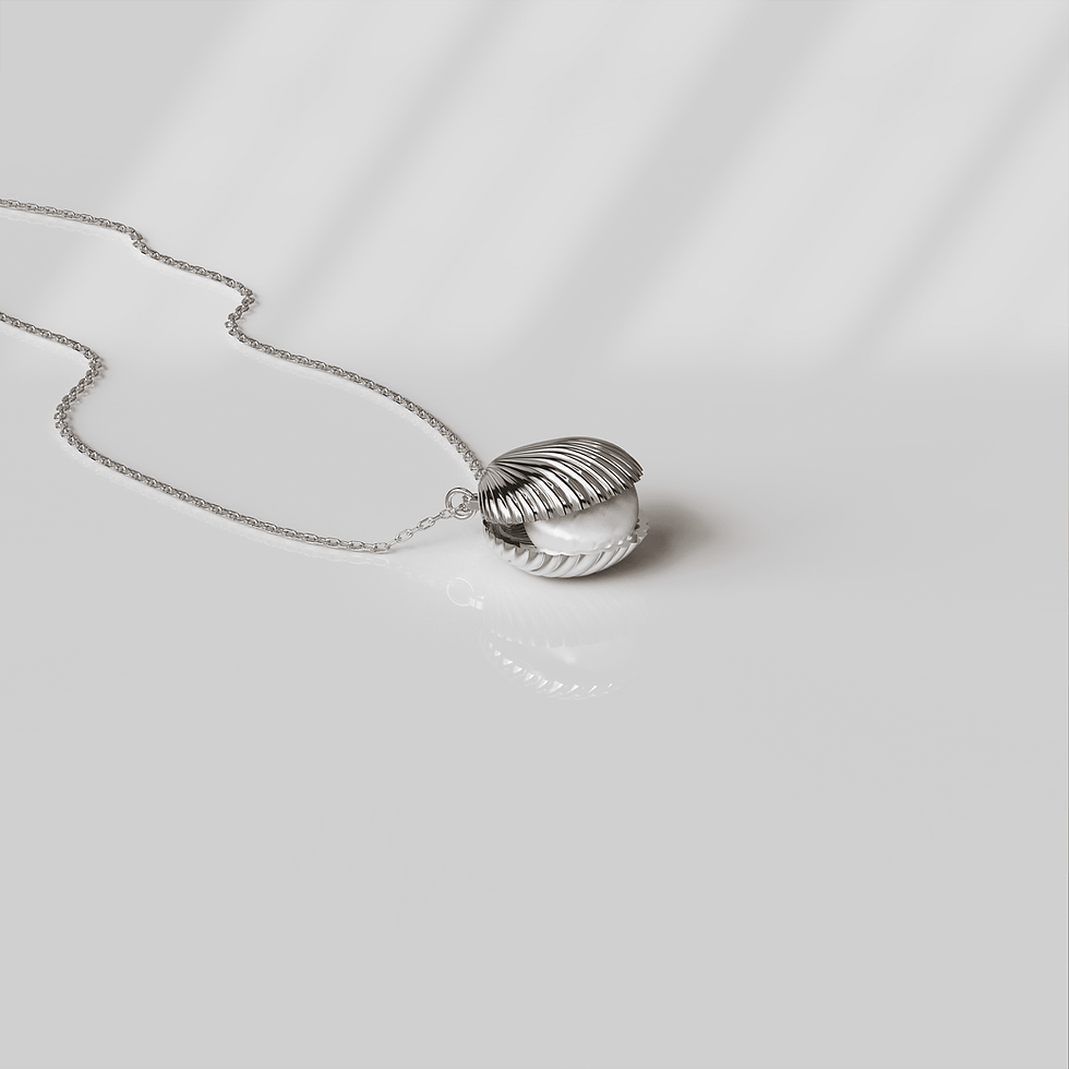 Thumbnail: shell pearl necklace