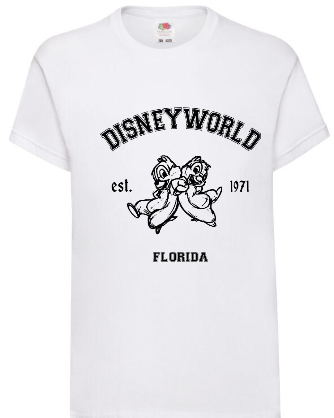WDW chip and dale Black+white