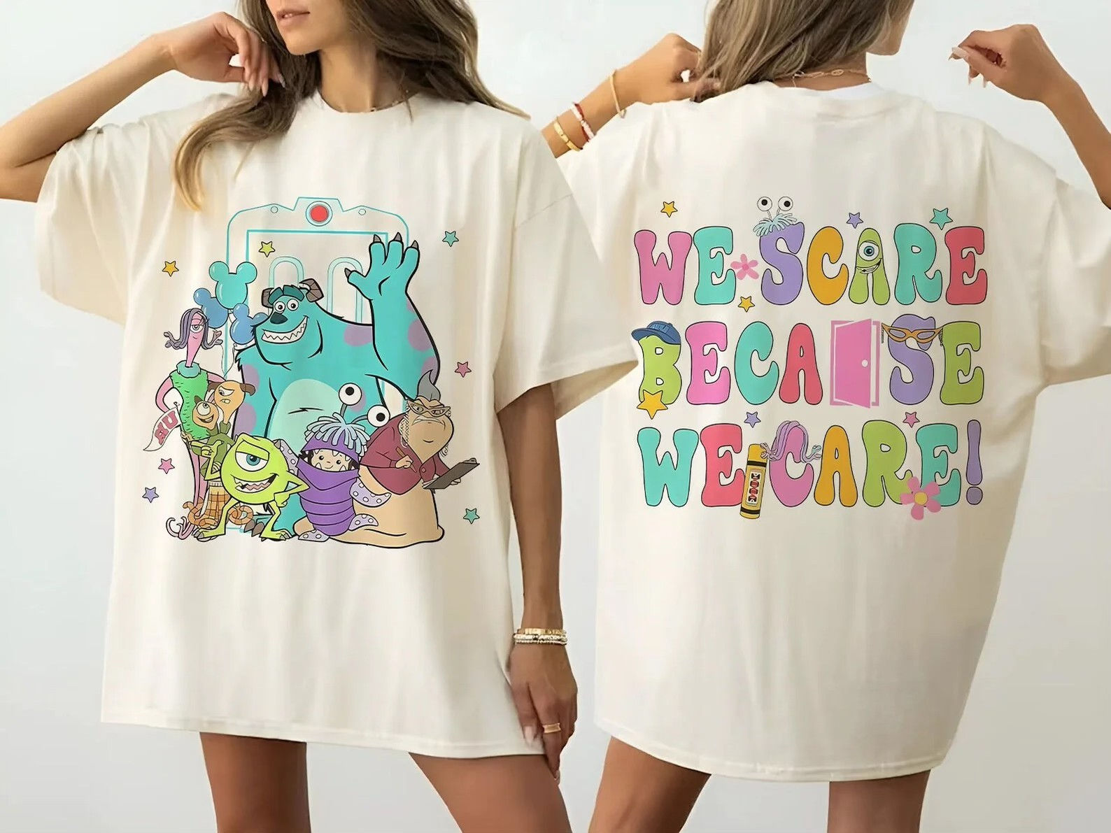 we scare cos we care-Double sided