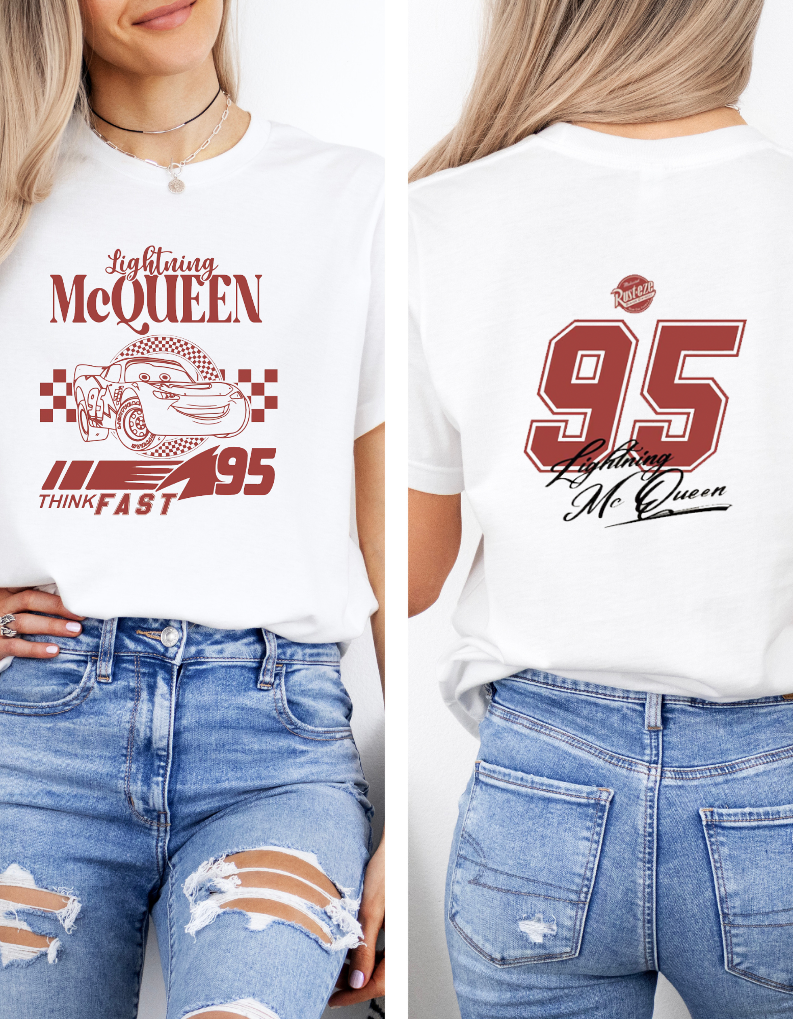 Lightening Mcqueen- Double sided Lightening Mcqueen- Double sided Lightening Mc