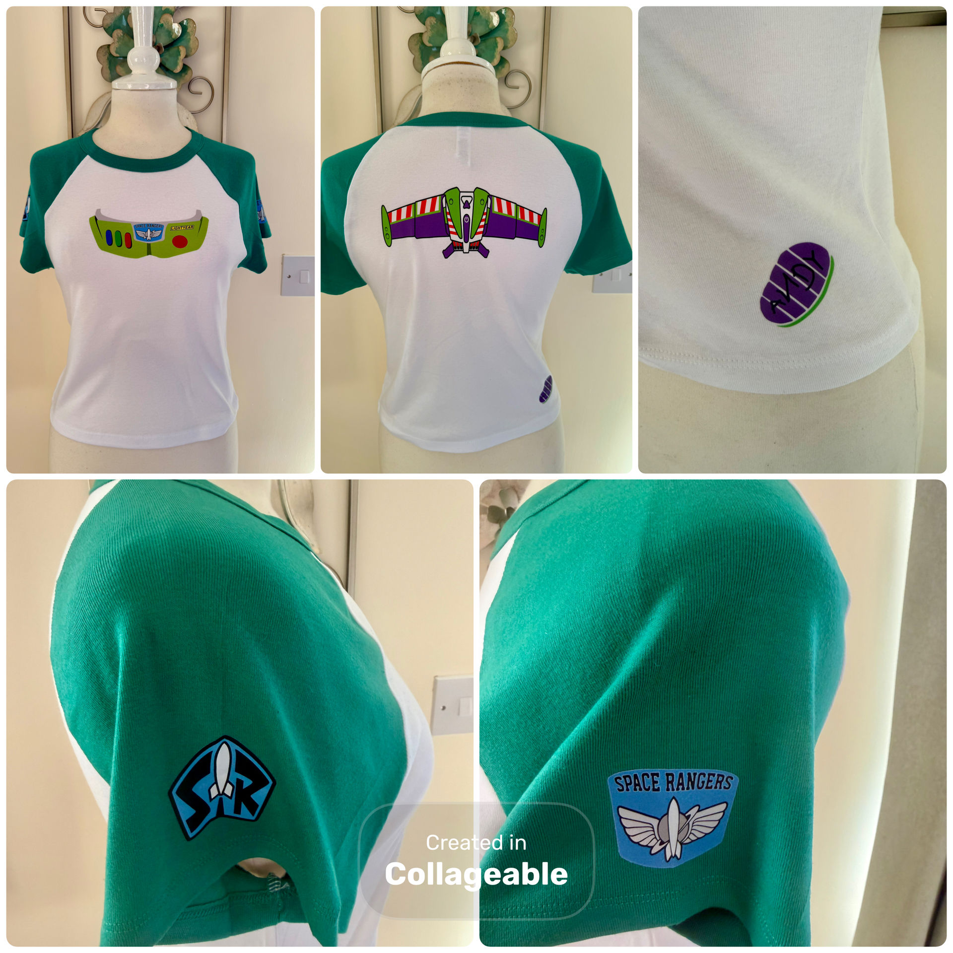 Baby tee- Two Toned- Set Design- Buzz Lightyear