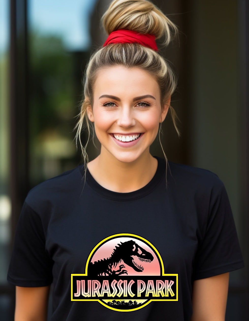 Jurassic park sunset