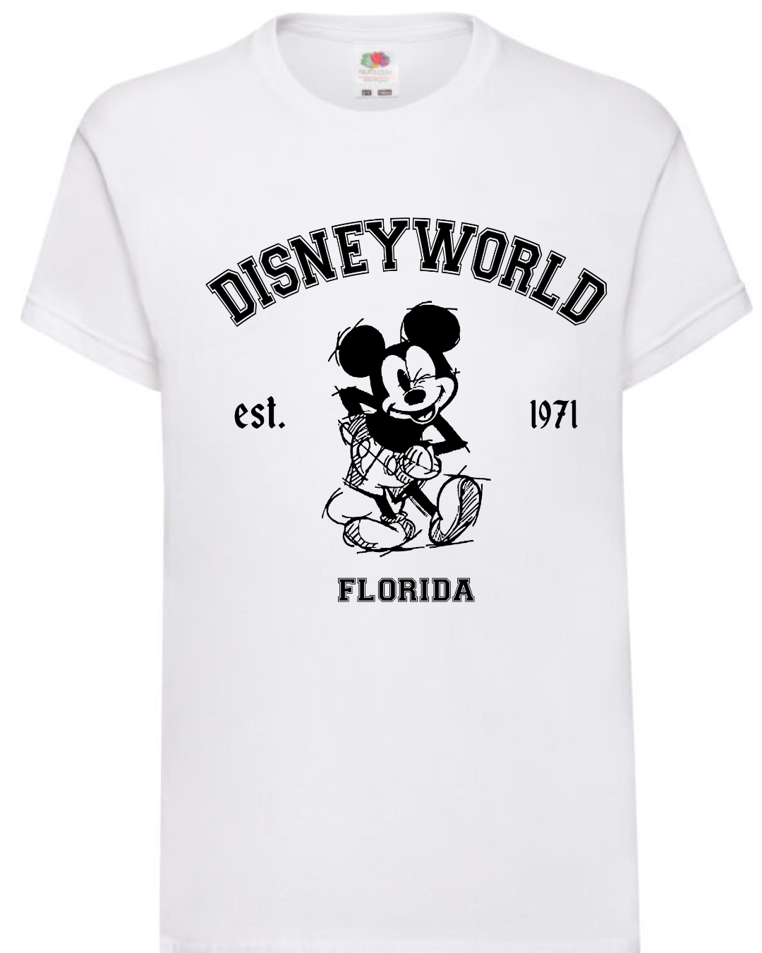 WDW Mickey Black+white