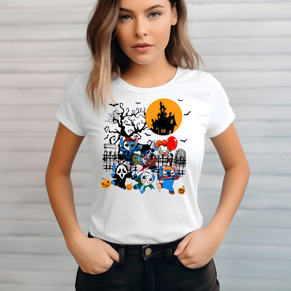 Stitch halloween gang