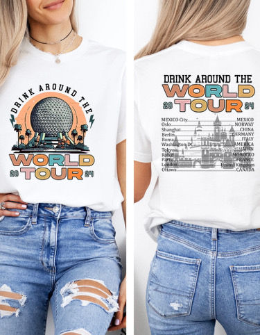 Epcot world tour double sided