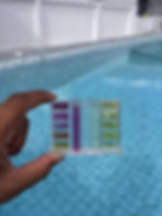 Swimming pool water testing