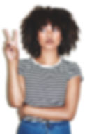 Attractive Woman with Afro