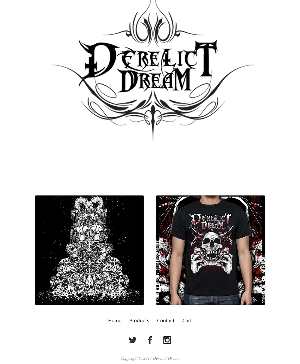 Metal band merchandise merch.