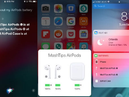 Cara Memeriksa Level Baterai AirPods dengan Siri?