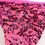 Thumbnail: Macro view of red sequin embroidery on Red Dragon bikini by Nordic Sirene