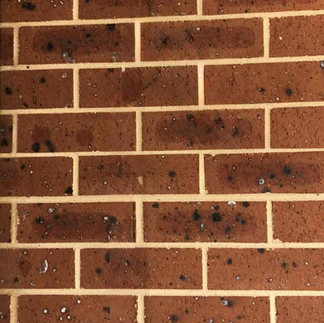 After professional brick cleaning was done for a builder with this new home