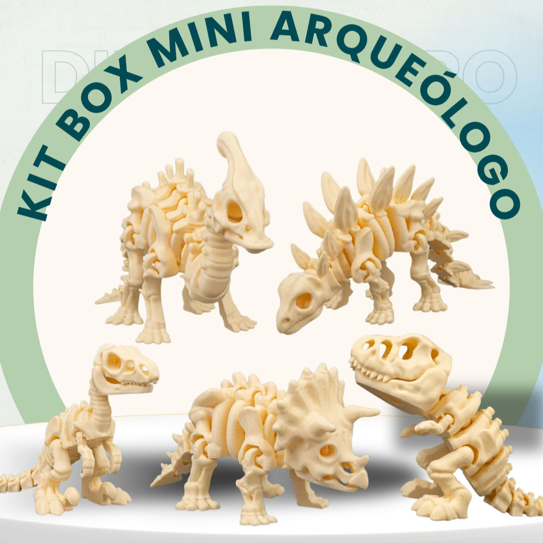 Kit Mini Arqueólogo - Dinossauros
