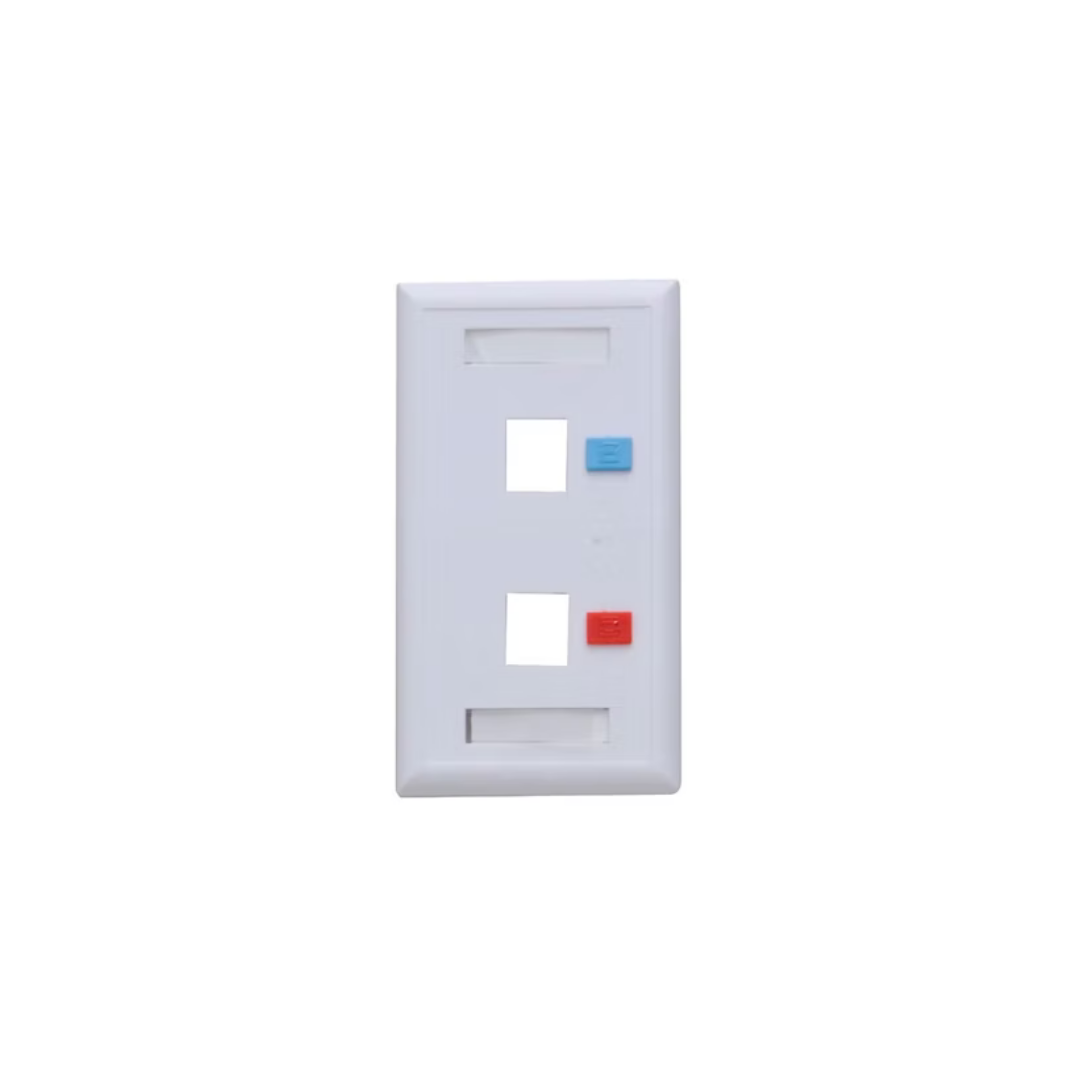 Faceplate 2 puerto