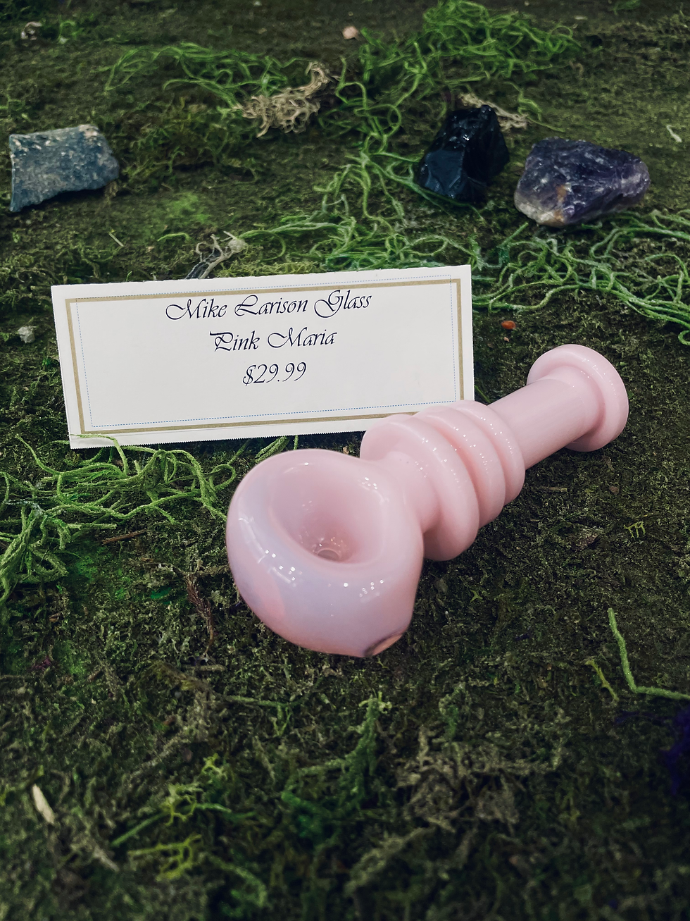 PINK MARIA GLASS PIPE