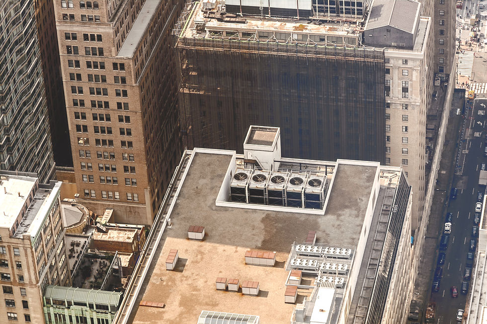 NYC rooftop cooling tower