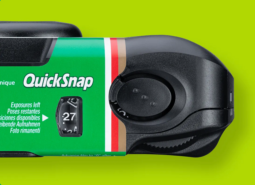Küçük resim: Fujifilm QuickSnap 27 pozluk Tek Kullanımlık Analog Fotoğraf Makinesi - 07/2028