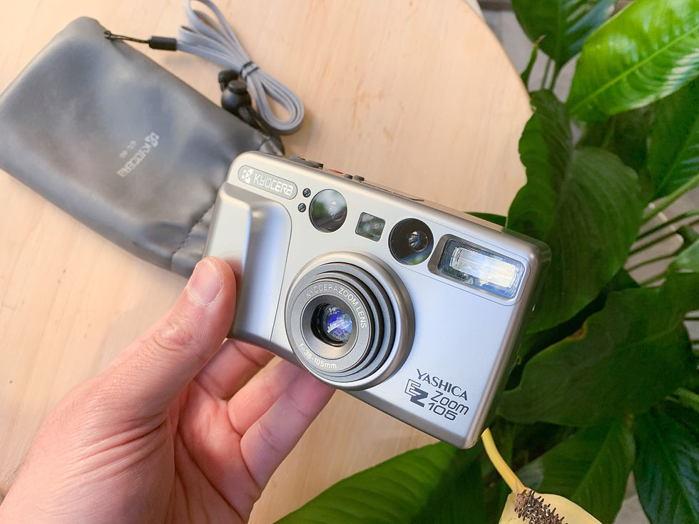 Yashica Ez Zoom 105 Analog - ÇOK TEMİZ + Orjinal Deri Kılıf