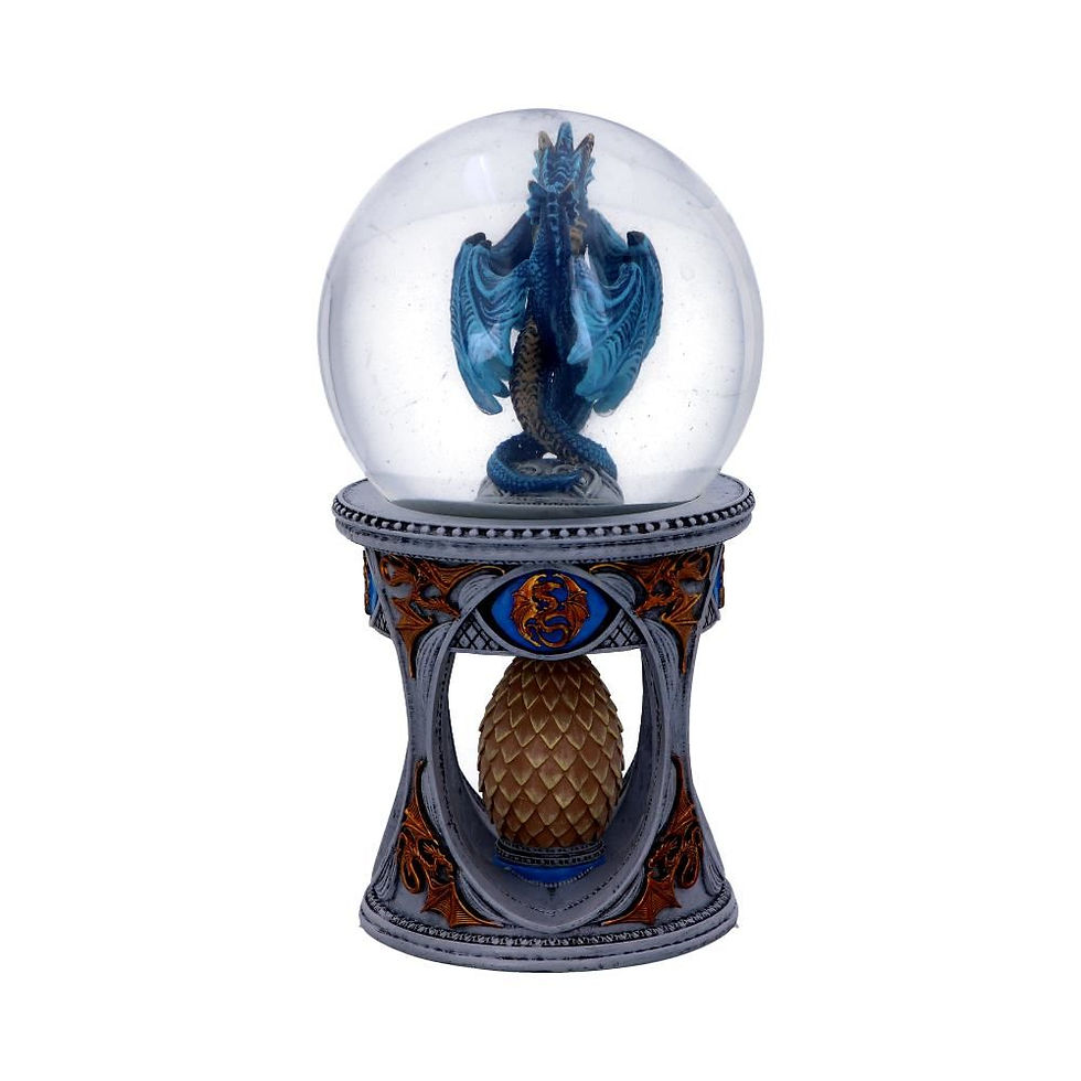 Thumbnail: Dragon Heart Snow Globe by Anne Stokes