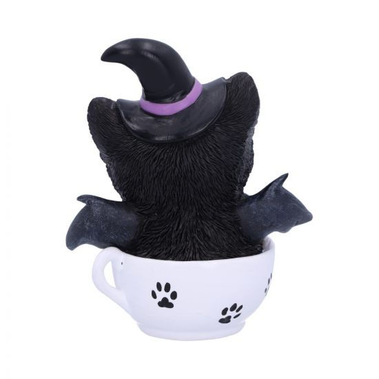 Thumbnail: Kit-tea Novelty Tea Cup Witch Cat Figurine