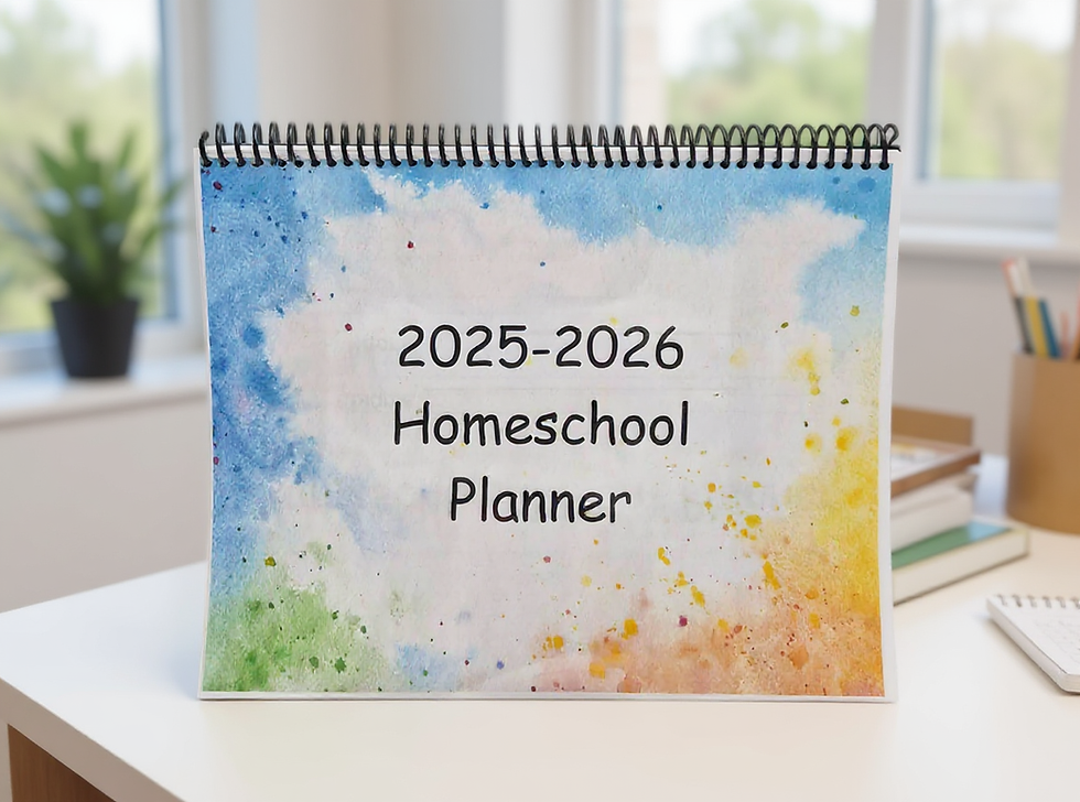 Thumbnail: 2026 Homeschool Planner Setting 2