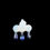 Thumbnail: Blue Sky Glass - Stormy Cloud Pendy