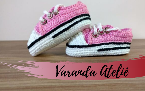 all star de croche rosa