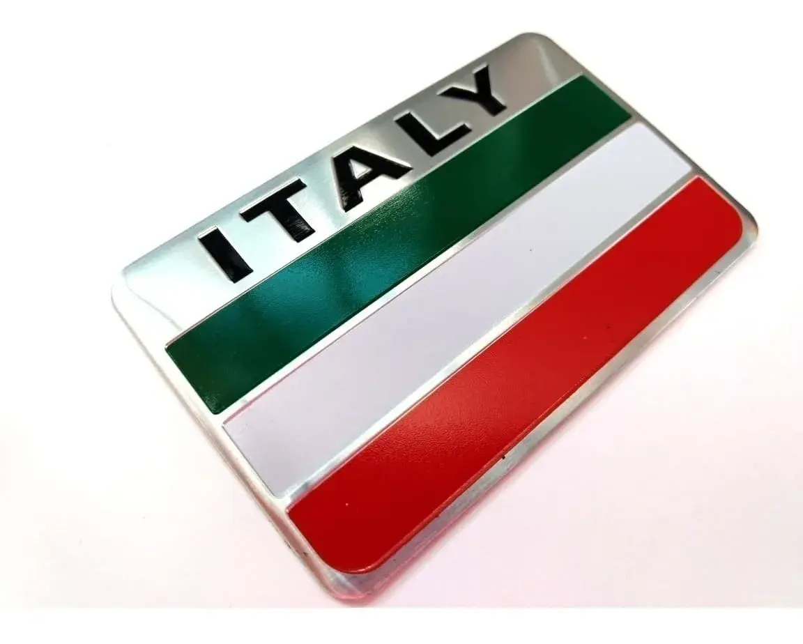 Emblema Bandera Italia Fiat Ferrari Massertti Abarth