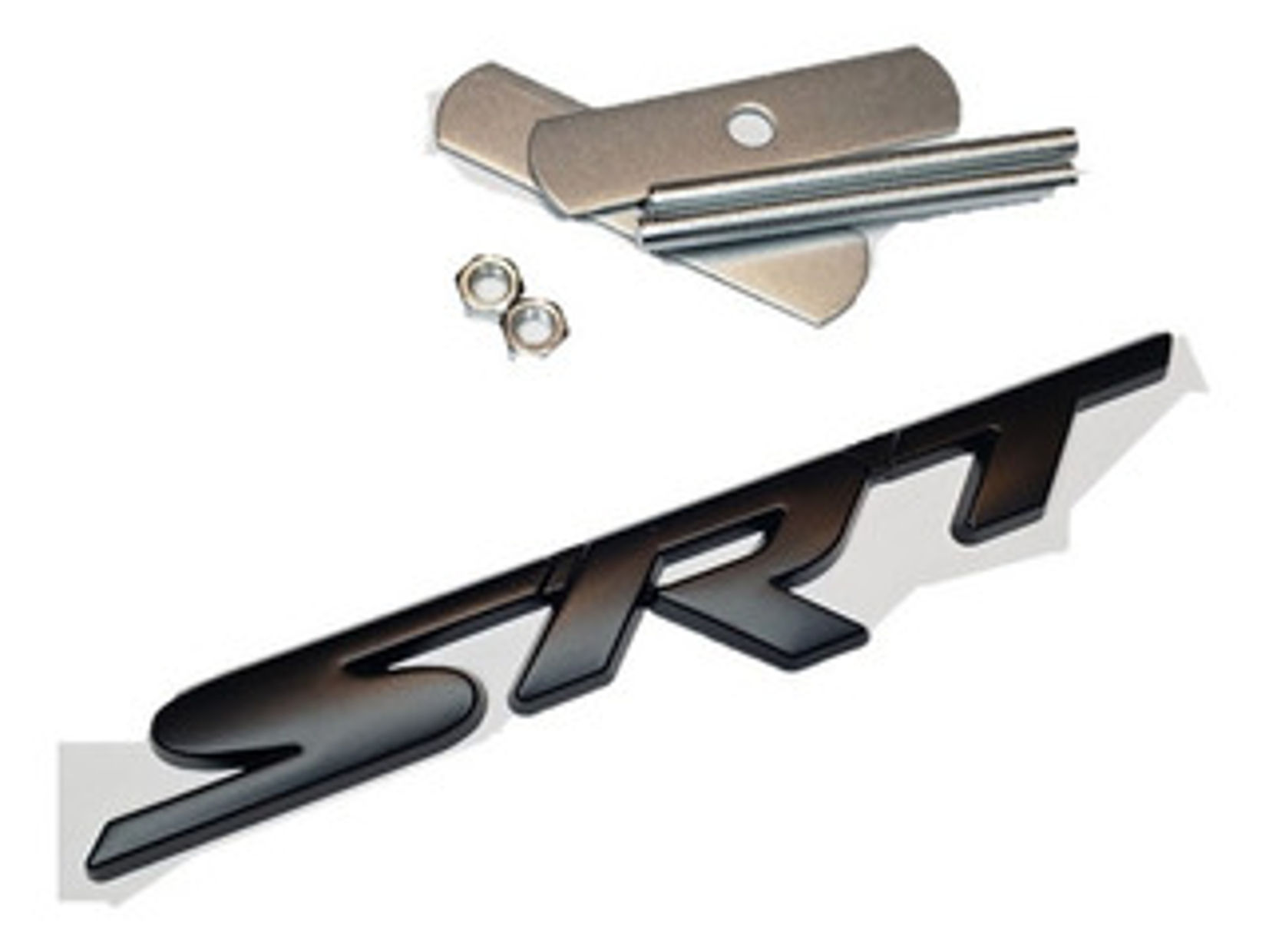 Emblema Srt Parrilla Negro Mate Dodge Challenger Charger