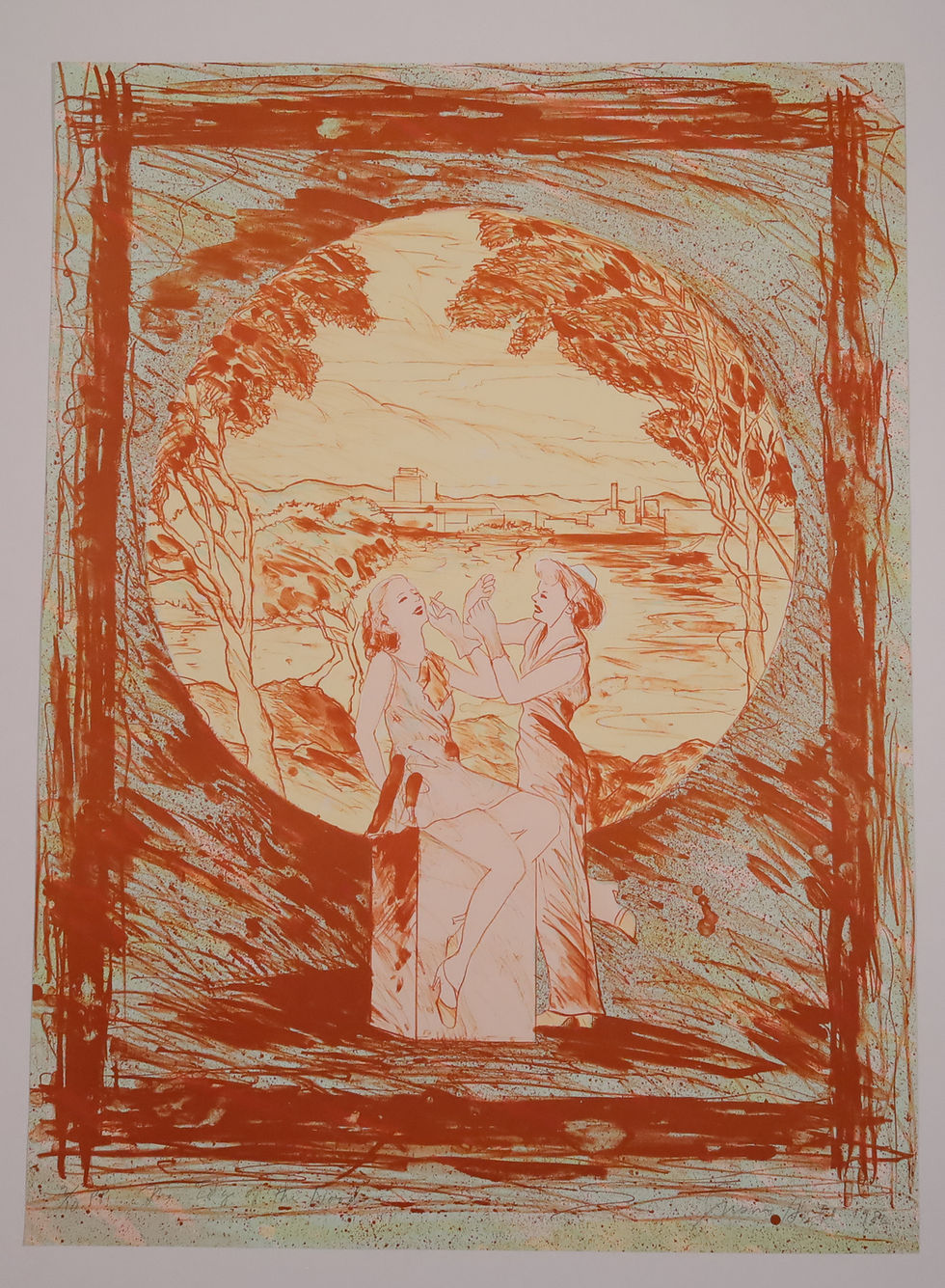 Thumbnail: Desert Roses (glass) & The Edge of the Woods