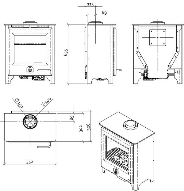 Thumbnail: The Phoenix Balanced Flue,5kw