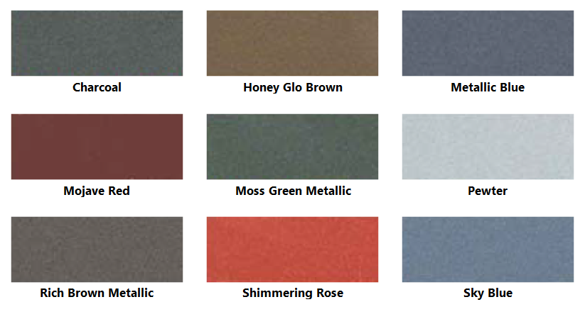 Alandale colour chart