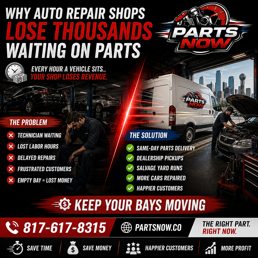 The Hidden Costs of Delays: How Auto Repair Shops Lose Revenue Waiting on Parts