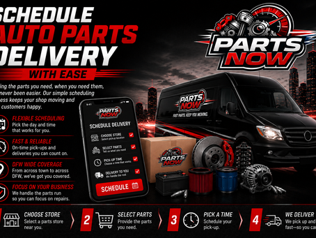 Schedule Auto Parts Delivery with Ease