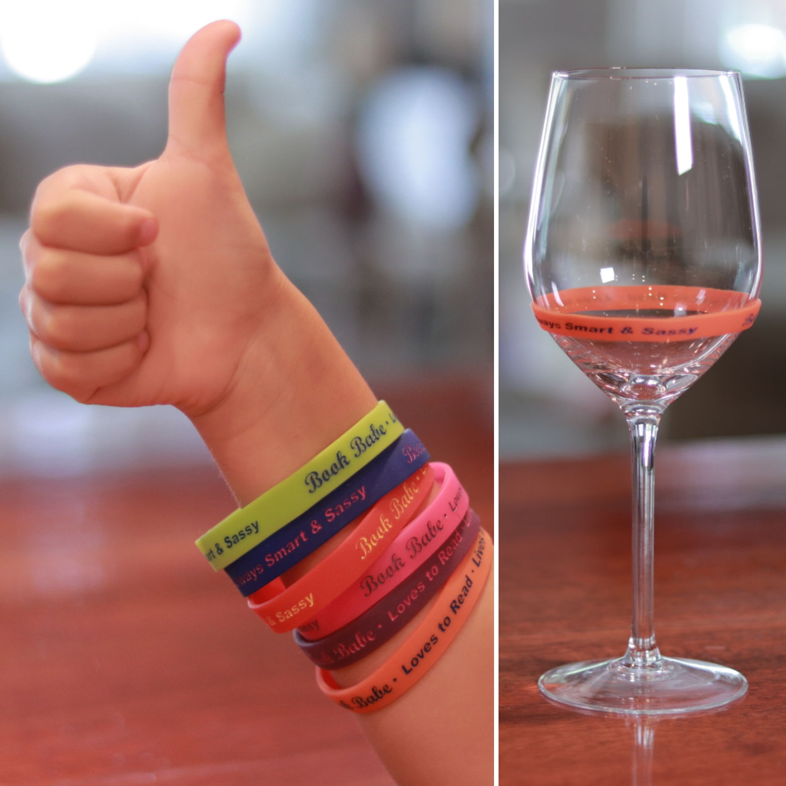 Book Babe Bracelet (Orange)