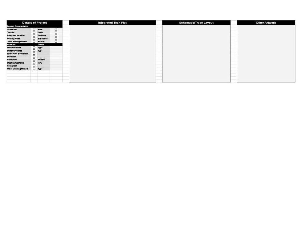 Design Sheet