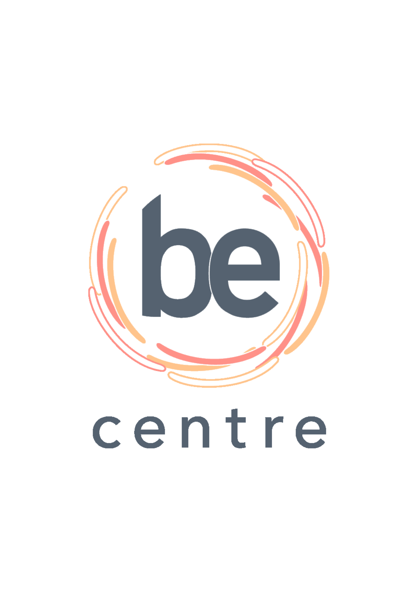 be centre stacked logo transparent background .png