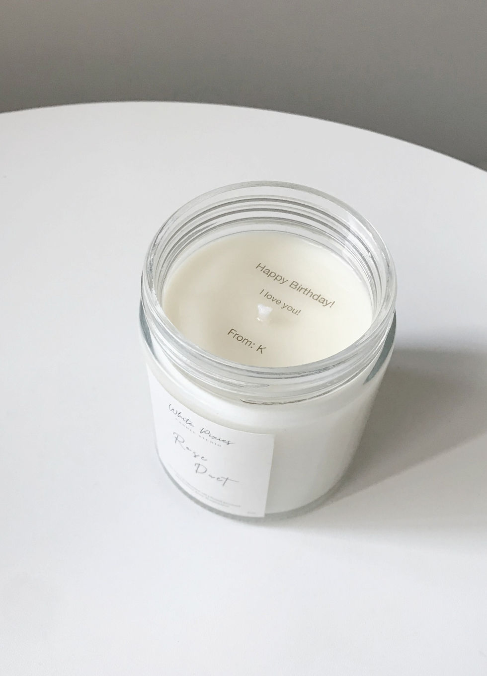 Thumbnail: Custom Label + Secret Message Scented Candle