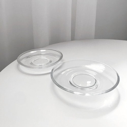 Glass Plate Holder White Pixies