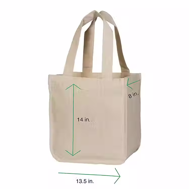 Thumbnail: Reusable Personalized Cotton Canvas Tote Bag