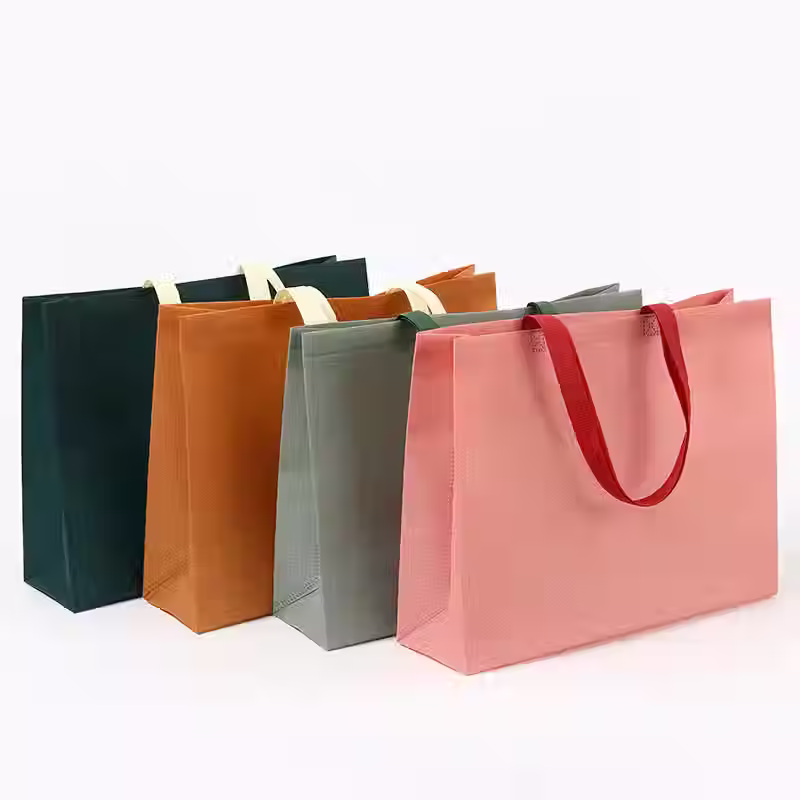 Recycled Nonwoven Shopping Tote Bags