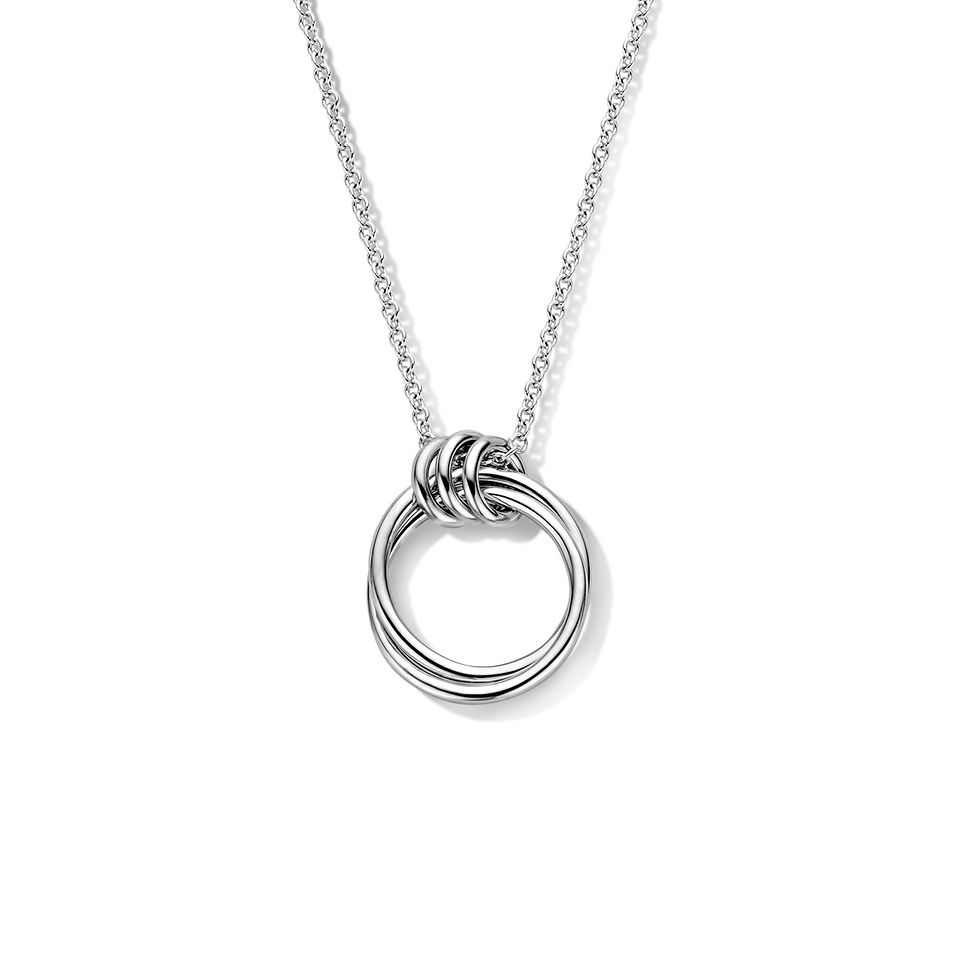 *B0U05 Collier en argent + pendentif Naiomy Moments