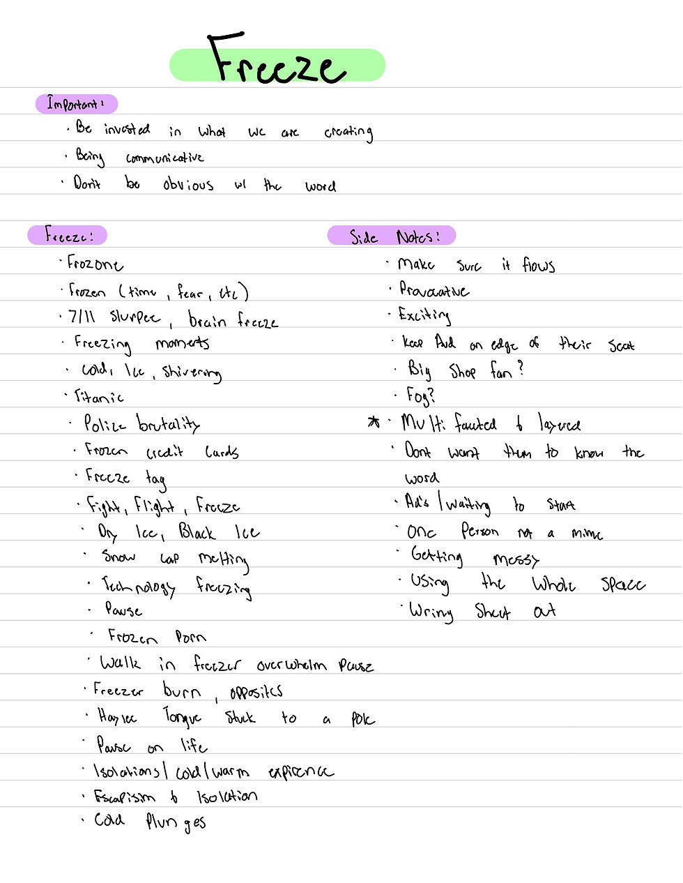 Cast Research