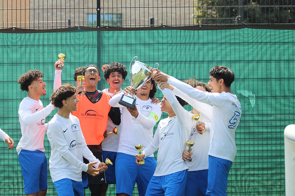 SHADE Youth FC Under 15s have been crowned Newham Youth League champions for the 2025/26 season after a hard fought 2-1 victory over St Antony FC of Forest Gate.