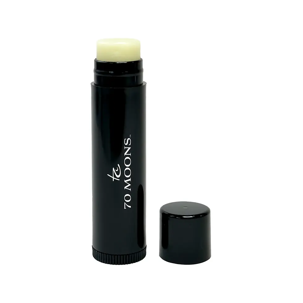 70 MOONS Vegan Lip Balm – Unscented nourishing lip care for dry, sensitive lips